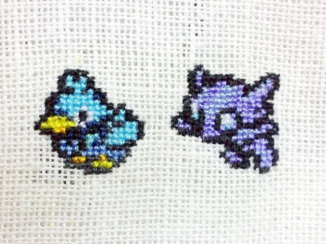 ポケモンドット絵のクロスステッチ Blooming Blossom