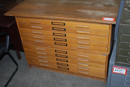 Used Flat Files, Roll Files &amp; Plan Racks - Hopper's 