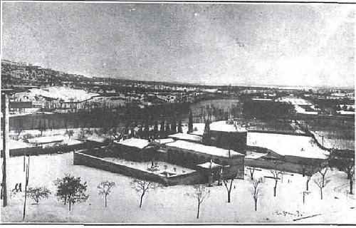 Cristo de la Vega y alrededores cubiertos de nieve en 1930. Foto Rodriguez para Revista Nuevo Mundo