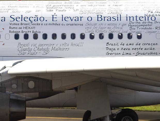 Avião da seleção brasileira
