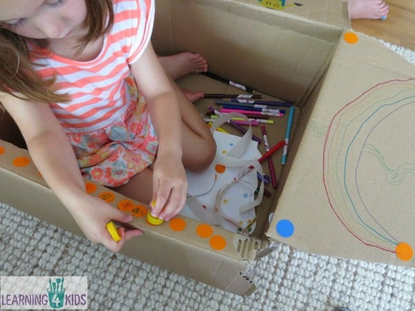 Cardboard Box Creativity - play ideas for kids