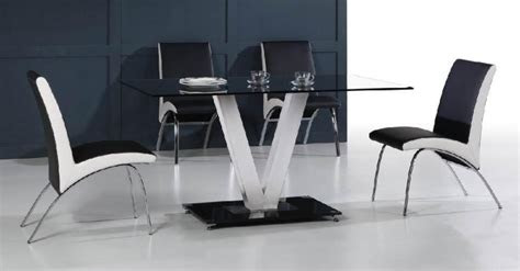 sleek stainless steel dining tables
