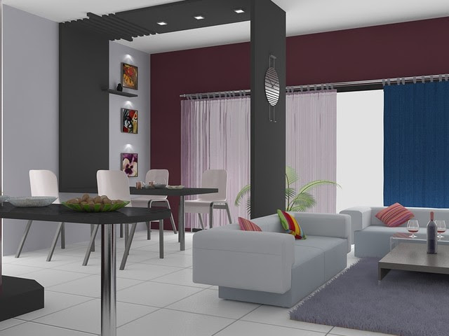 Sandhya's Bangalore Apartment Interior Designs - modern - dining