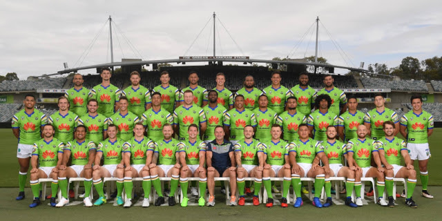 2017 Canberra Raiders team photo - The Greenhouse