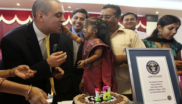 Jyoti Amge’s big entry into Guinness records: world’s shortest living woman