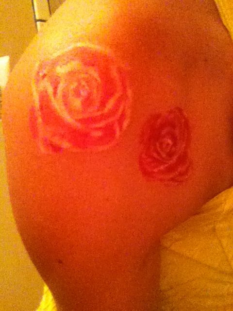 Realistic rosé tattoos | Tattoos | Pinterest