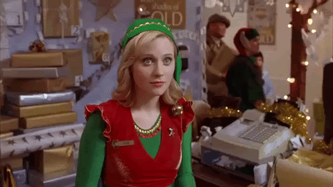 So Buddy goes to New York, meets his dad, pisses off some businessmen, eats a lot of sugar, saves Christmas and also falls in love with a blonde Zooey Deschanel.