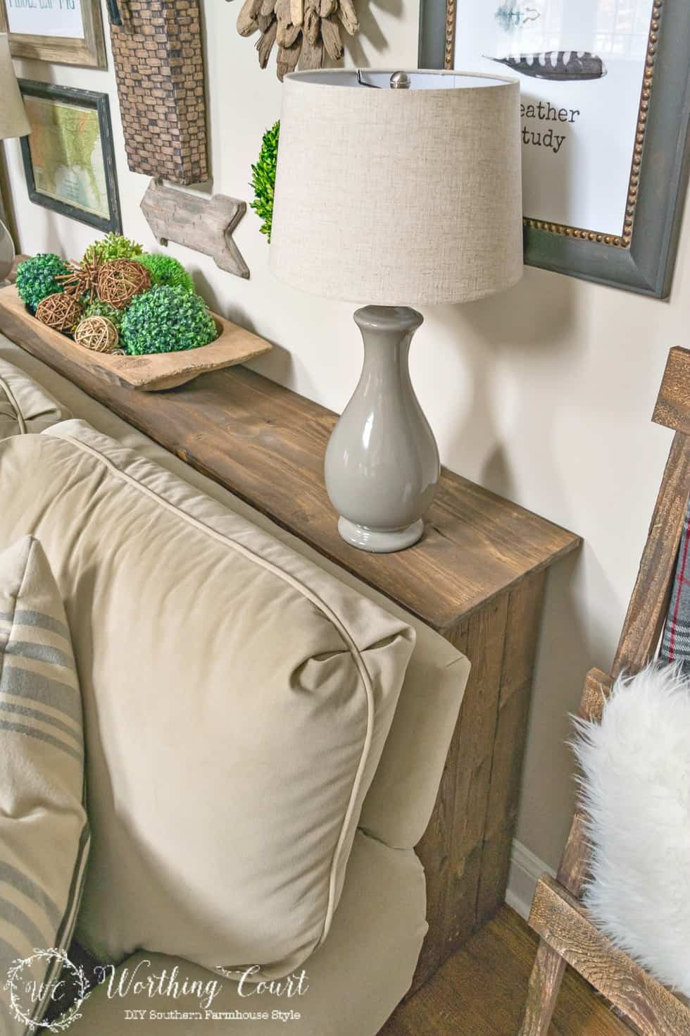 How To Build A Rustic Sofa Table Worthing Court
