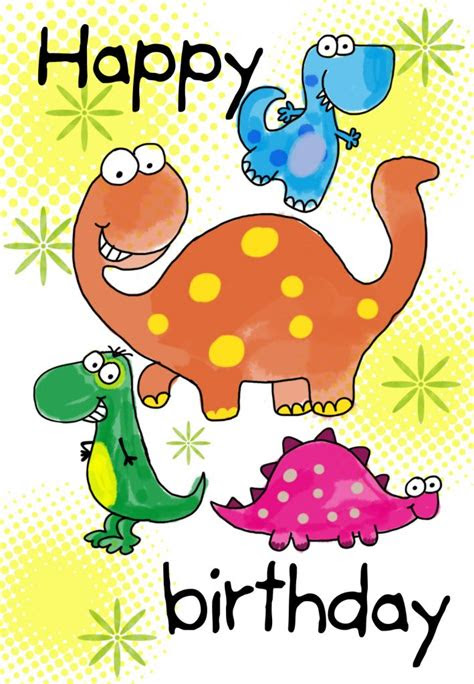  free printable birthday cards for kids printable templates free