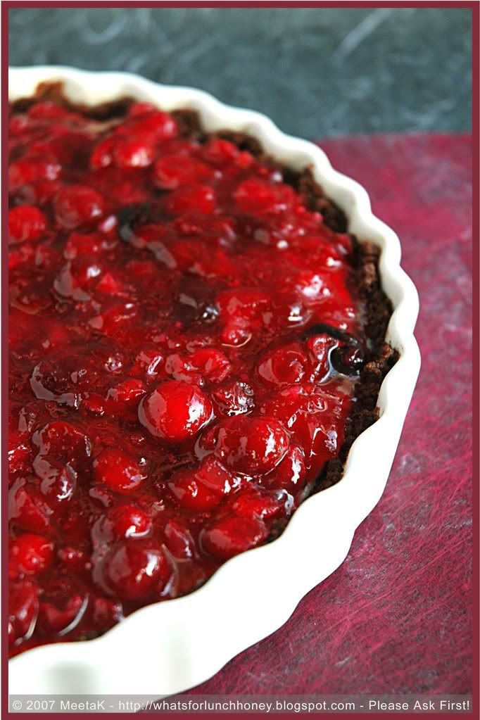 Cranberry Chocolate Tart (02) by MeetaK