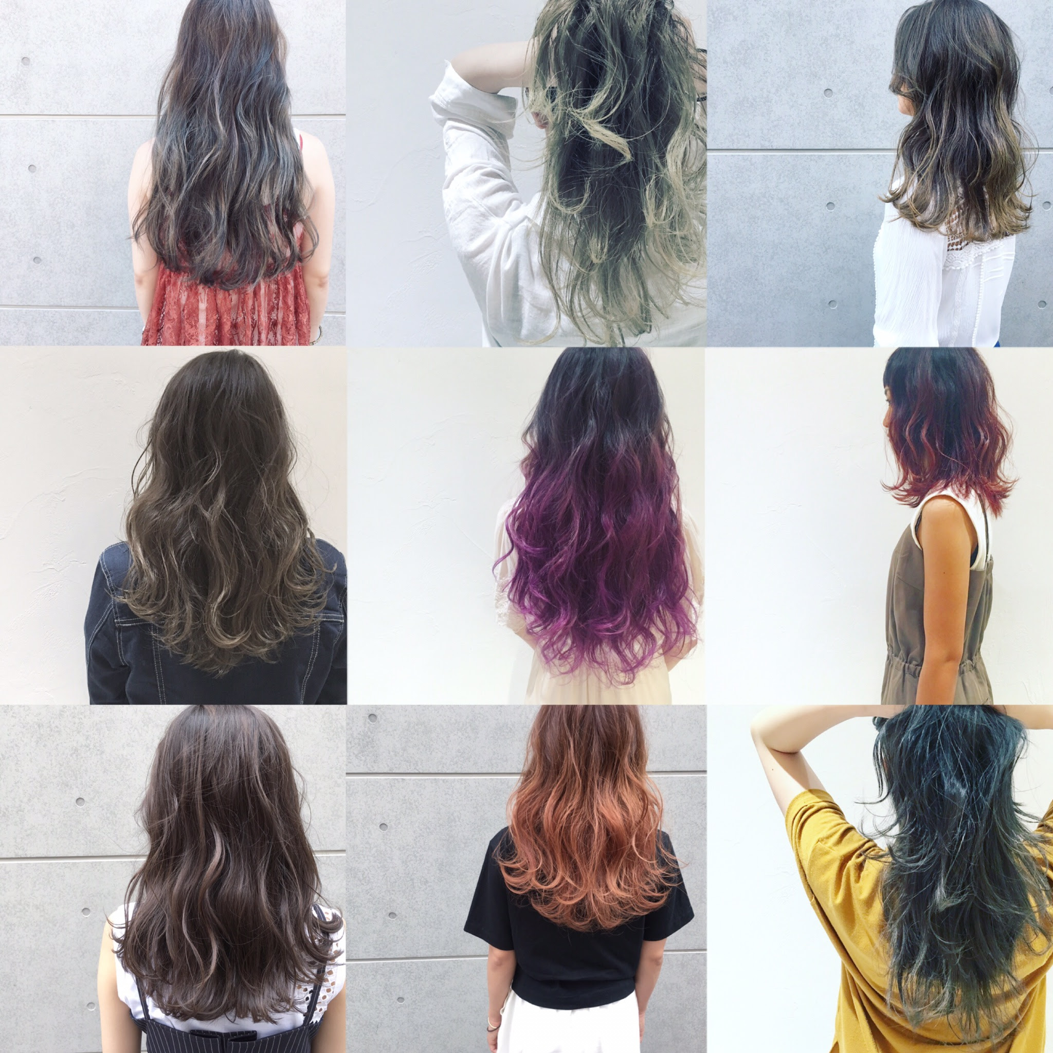 完全保存版 グラデーションカラーのやり方 表参道のlomaliaで働く美容師 ヘアメイク泉脇崇 ワッキー のブログ