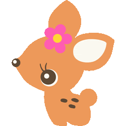 子鹿イラスト集 アイコン 背景画像 壁紙 条件付フリー素材集