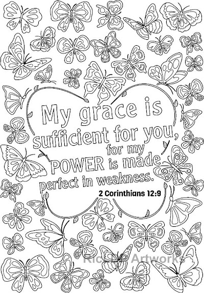 Bible Quote Coloring Pages