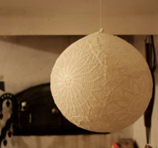 how to make a chandelier of napkins