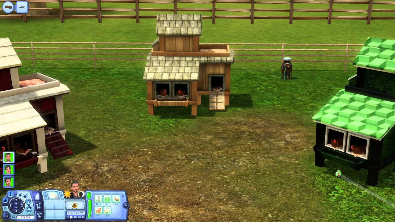 The Sims 3 Store Review: Fowl and Feathers Chicken Coop - YouTube