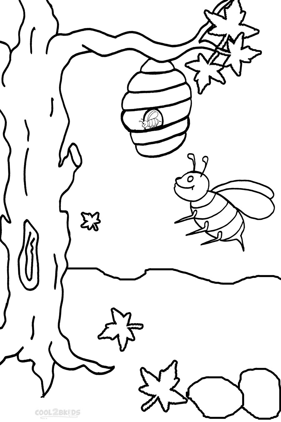 Download Printable Bumble Bee Coloring Pages For Kids | Cool2bKids