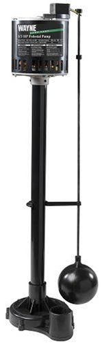 Wayne RECONDITIONED 57032-RP1 1/3 HP 2,800 GPH Pedestal Sump Pump