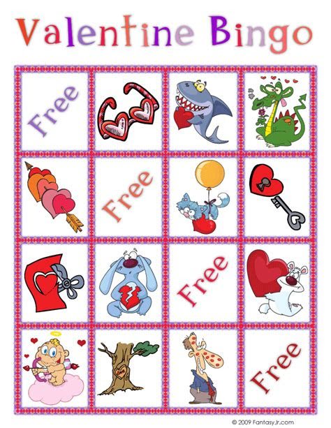  63 free printable valentine bingo cards for kindergarten design corral