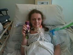 Rachys first Post Transplant Meal ! 