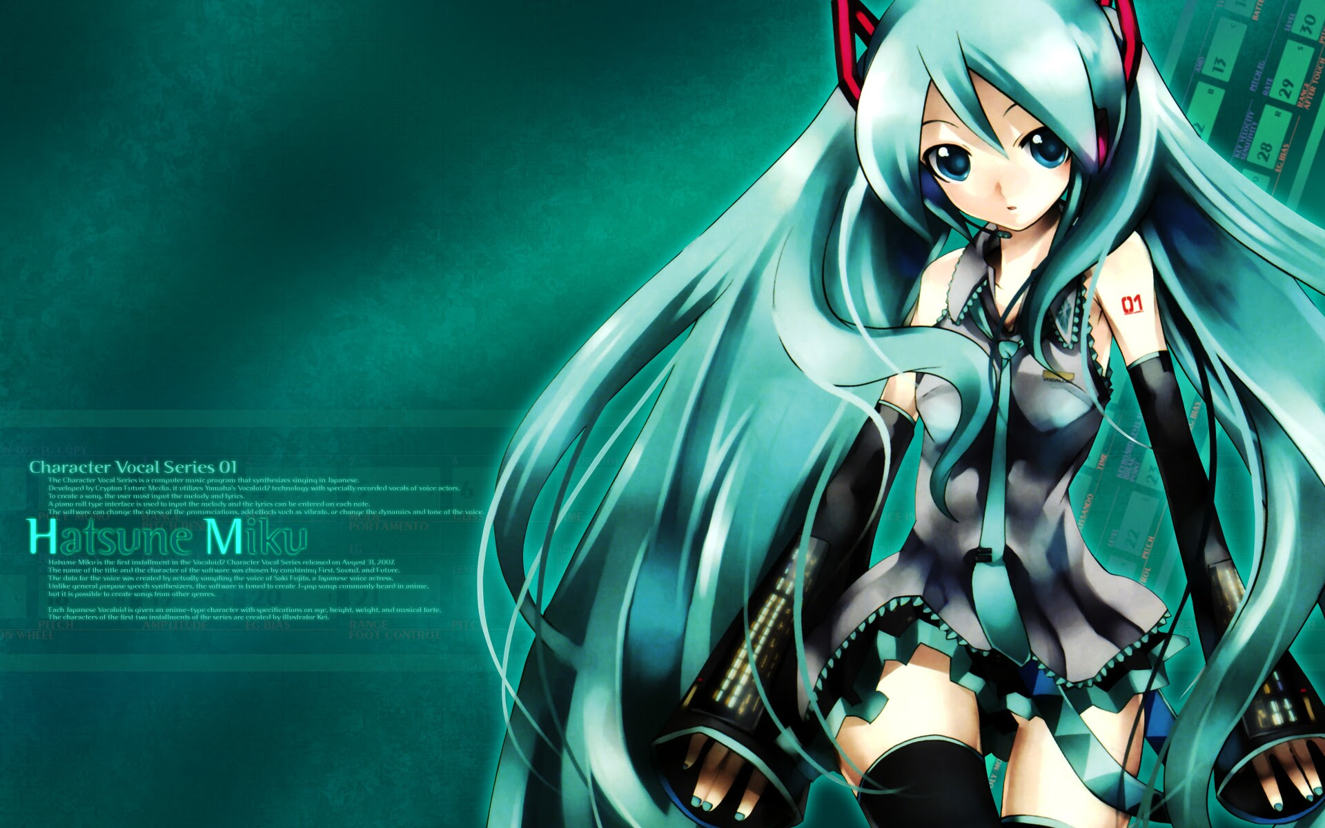 初音ミク壁紙 解像度別保管庫 Wuxga 19 10 の初音ミク壁紙