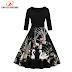 TOP  2018 New Pin Up Vestidos 3XL 4XL Plus Size Women Retro Casual Elegant Party Robe Rockabilly 50s 60s