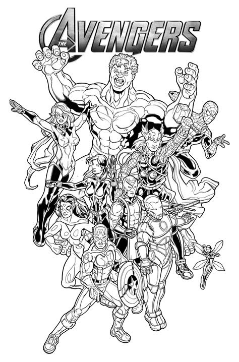  avengers coloring pages printable