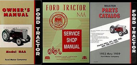 PDF Ford Naa 1953 Golden Jubilee Tractor Shop Manual