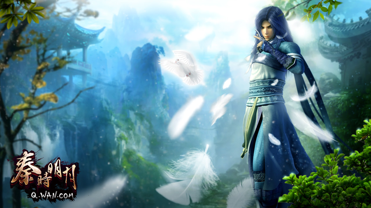 秦时明月白凤壁纸 原画壁纸 秦时明月旧版网页游戏官网