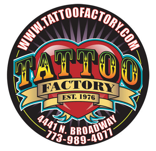 Tattoo-Factory C. Chicago, IL. DAYS OUT 0; CHECK-INS0; THINGS DONE 3