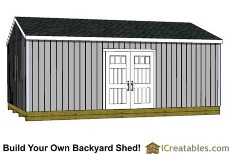 shed plans large shed plans