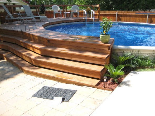 Backyard Designs For Above Ground Pools