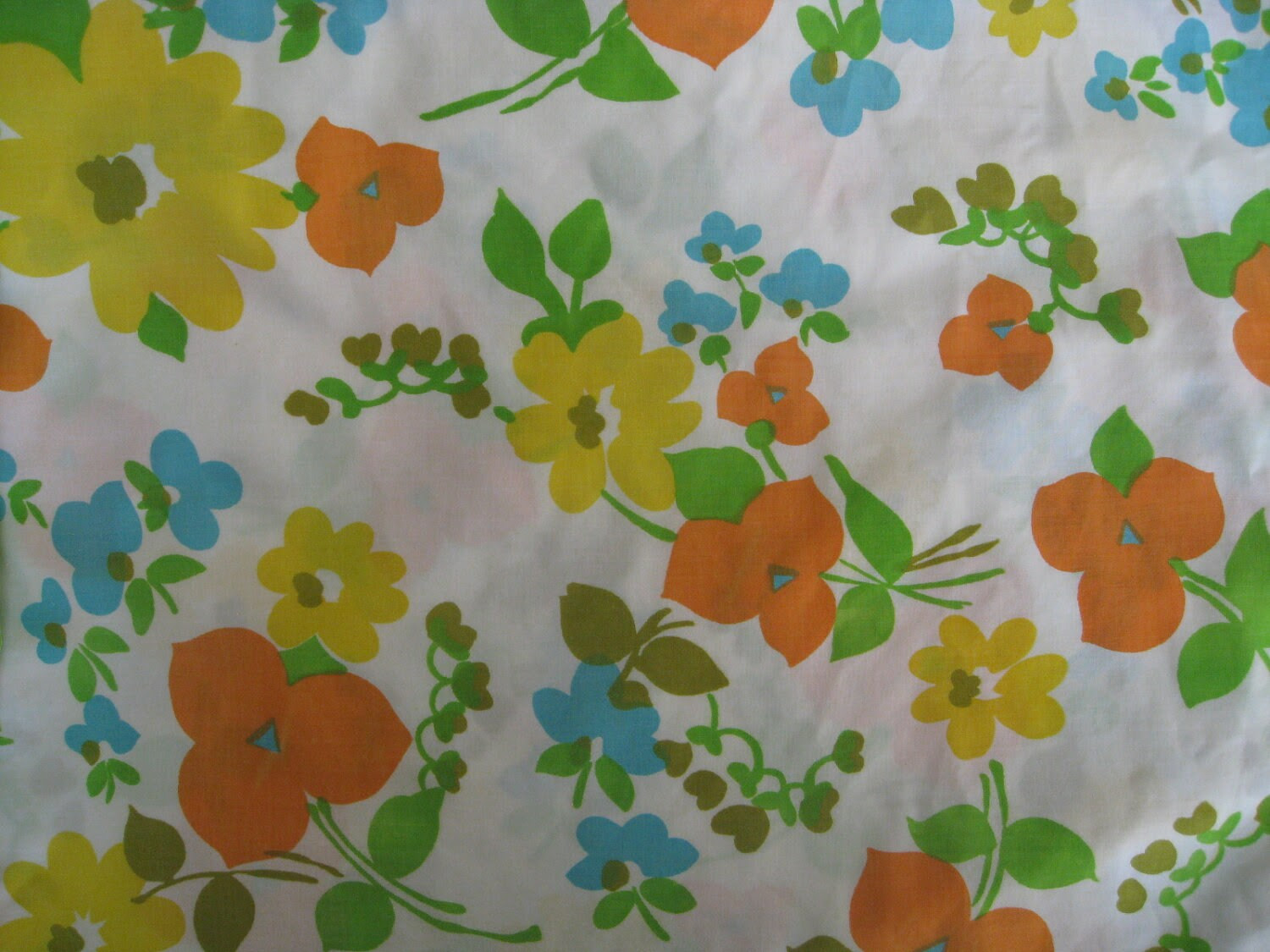Double/full sheet set/vintage fitted and flat by BohoRain on Etsy
