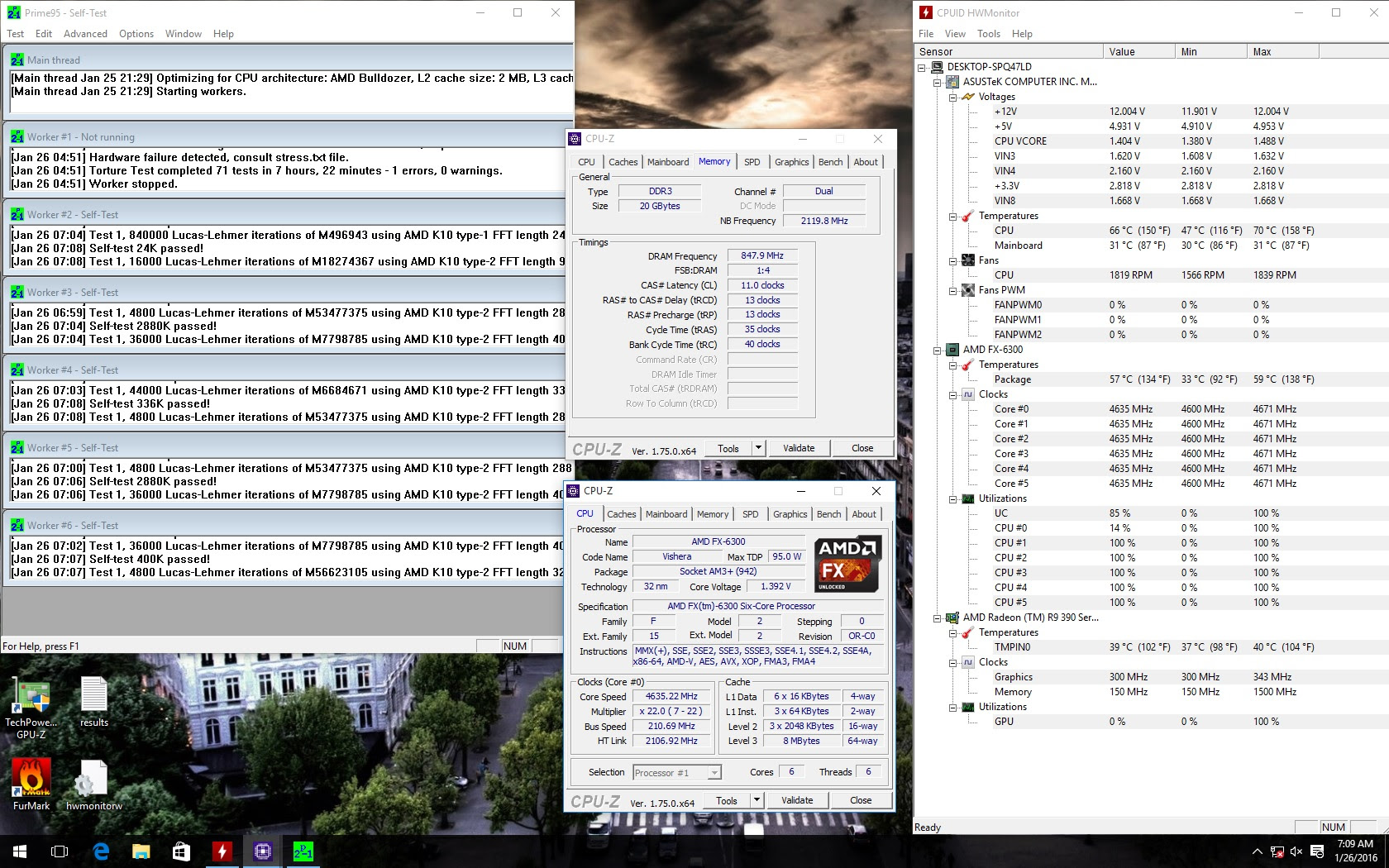 Overclocking Fx 6300 To 4 5 Ghz Prime 95 Stable For 10 Hours With Benchmarks Overclock Net