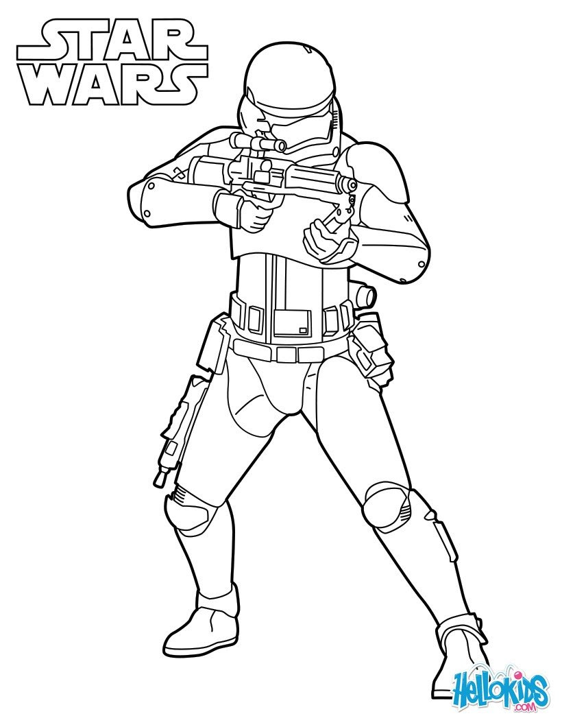 Download Star wars stormtrooper coloring pages - Hellokids.com