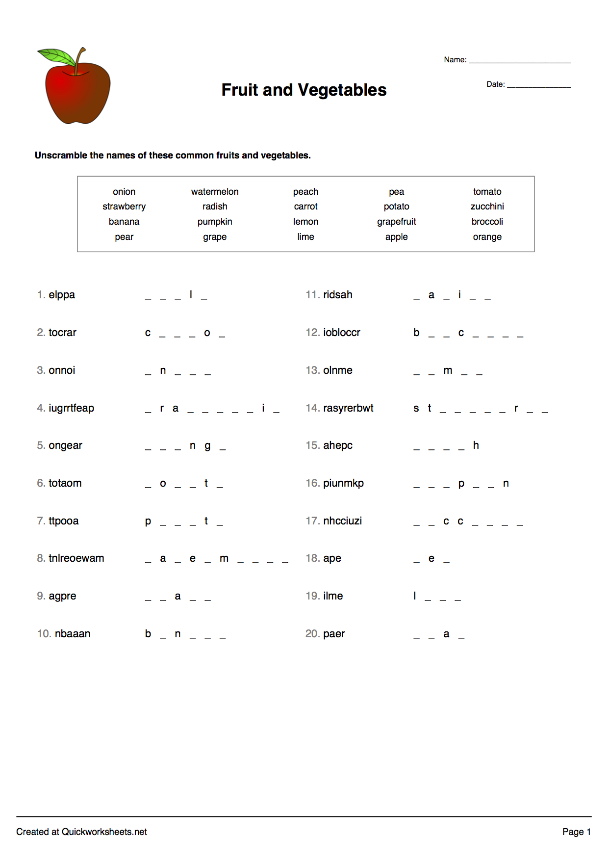 Simple crossword puzzles printable