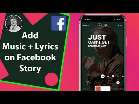 How to Add Music and Song Lyrics on Facebook Story