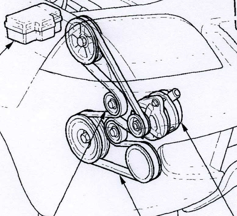 acura tl serpentine belt