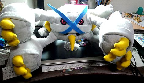 ポケセン 色違いのメガメタグロスのぬいぐるみゲット 多数の8本足と一部の足だけは動かせる面白いポケモン ゲーム おもちゃ おもしろ情報体験談