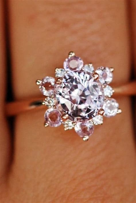 White gold is one of the most beautiful, brilliantly clean and extensively used materials for jewelry making all around the world. 21 Gemstone Engagement Rings For A Unique Woman | Oh So