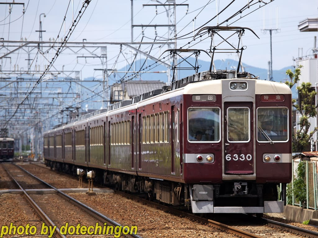 気合いで撮影 阪急6300系 6330fもゲットです 茨木発 鉄道好きの写真日記