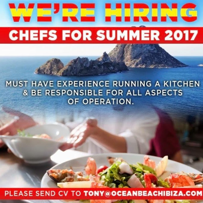 Job Opportunities At Ocean Beach Ibiza For Chefs Ibiza By