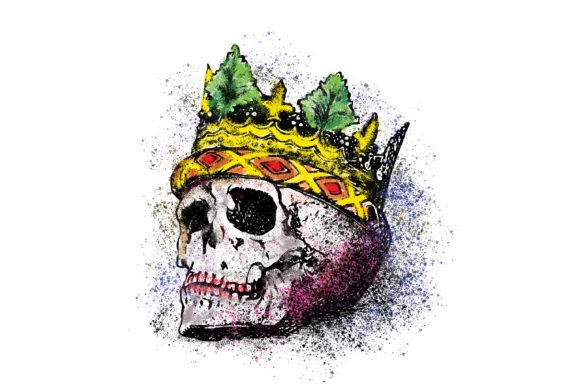 Crella Download Skull King Sublimation Design SVG File Compatible with Cameo Silhouette Studio, Cricut and other cutting machines for any crafting projects.