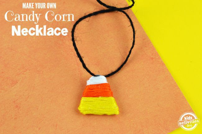 Candy Corn Necklace