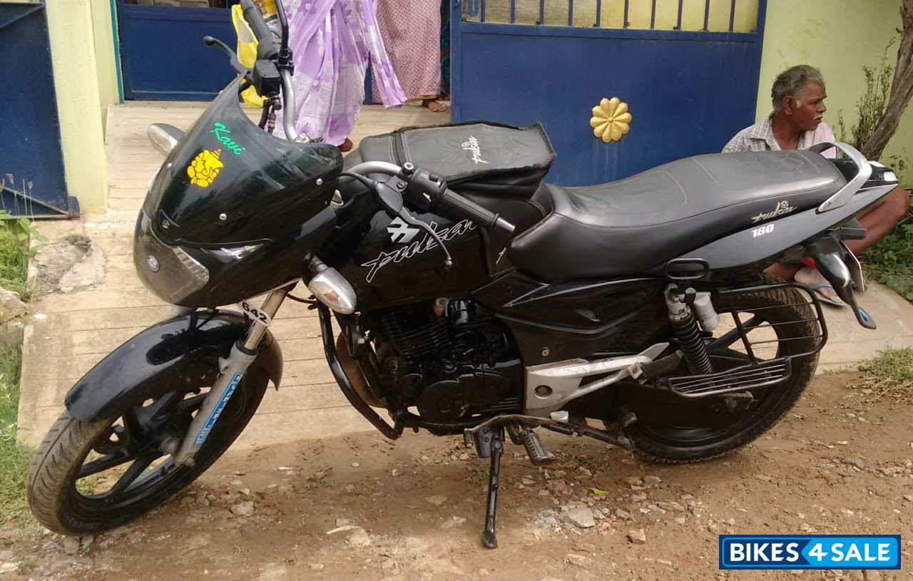 Pure Black Bajaj Pulsar 180 DTSi for sale in Salem. RC and Insurance ...