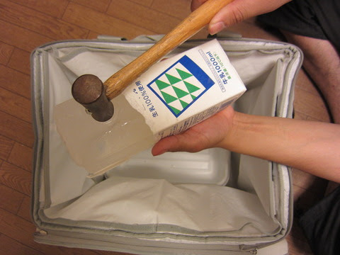 氷の作り方 牛乳パックが使える キャンプ qブログ ただ今タイトル募集中