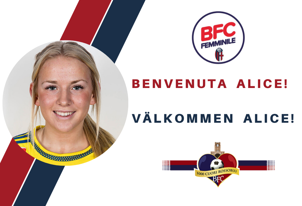 Ufficiale Il Bologna Femminile Tessera La Svedese Alice Magnusson