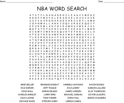 Add, edit, delete clues, and customize this puzzle. professional sports teams crossword wordmint printable nba