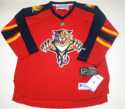 NHL Reebok Florida Panthers Youth Large/Extra Large Team Color Red Jersey On Sale