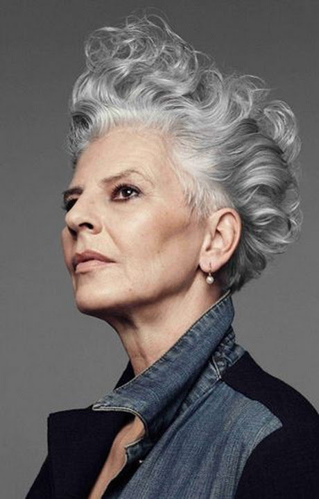 Graue haare frisuren