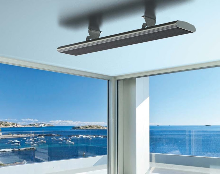 1800W RADIANT PATIO HEATER SLIMLINE OUTDOOR STRIP HEATERS ...